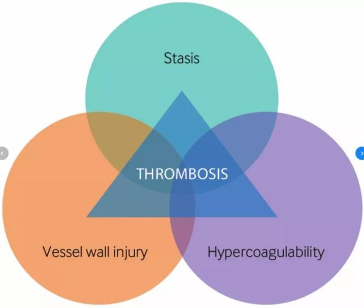 血栓形成，三个要素细分说